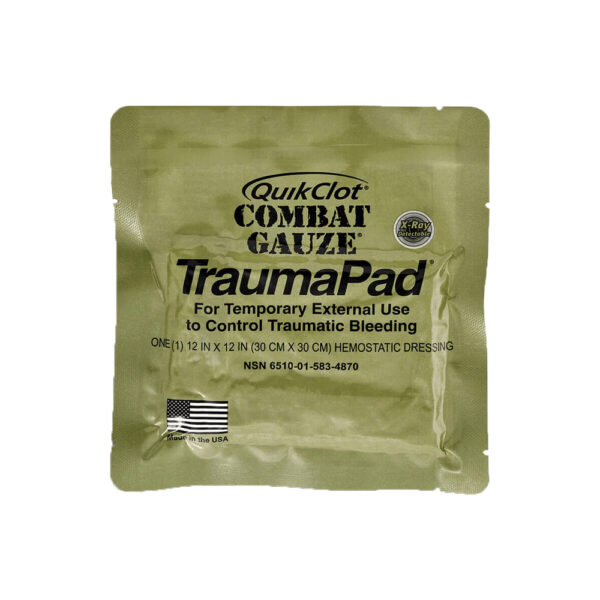 quikclot® combat gauze™ trauma pad